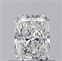 Diamante Natural 0.53 quilates, Radiante , Color F, claridad VVS2 y certificado GIA