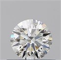 Natural Diamond 0.44 Carats, Round with Excellent Cut, I Color, SI1 Clarity and Certified by GIA
