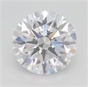 Lab Grown Diamond 3.26 Carats, Round with Excellent Cut, D Color, VVS1 Clarity and Certified by GIA