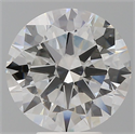 Lab Grown Diamond 5.06 Carats, Round with Excellent Cut, F Color, VS1 Clarity and Certified by IGI