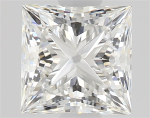 Picture of Natural Diamond 0.55 Carats, Princess with  Cut, G Color, VVS1 Clarity and Certified by GIA