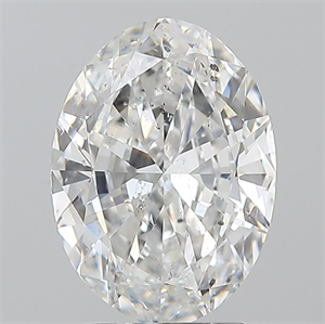 Picture of Natural Diamond 2.01 Carats, Oval with  Cut, E Color, SI2 Clarity and Certified by GIA