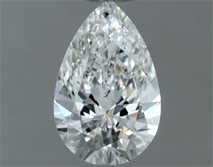 Picture of Natural Diamond 0.50 Carats, Pear with  Cut, G Color, SI1 Clarity and Certified by GIA