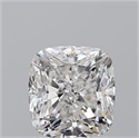 Natural Diamond 1.51 Carats, Cushion with  Cut, E Color, SI1 Clarity and Certified by GIA