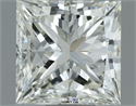 Natural Diamond 0.90 Carats, Princess with  Cut, J Color, VVS1 Clarity and Certified by IGI