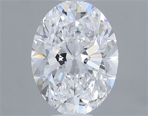 Foto Diamante Natural 0.53 quilates, Ovalado , Color D, claridad VVS2 y certificado GIA de