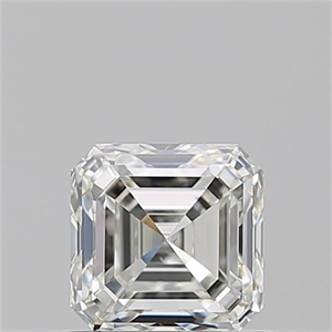 Foto Diamante Natural 0.91 quilates, Asscher , Color J, claridad VS2 y certificado GIA de