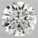 Diamante Natural 0.50 quilates, Redondo , Color I, claridad VVS1 y certificado GIA