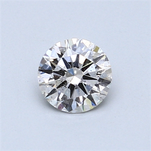 Picture of 0.50 Carats, Round Diamond with Excellent Cut, J Color, SI2 Clarity and Certified by GIA