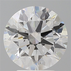 Picture of Lab Grown Diamond 3.60 Carats, Round with Ideal Cut, E Color, VVS2 Clarity and Certified by IGI