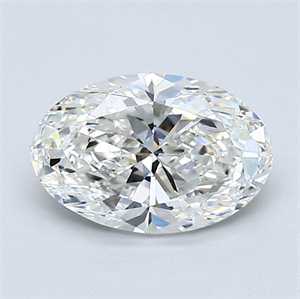 Picture of Natural Diamond 1.20 Carats, Oval with  Cut, G Color, VS1 Clarity and Certified by GIA