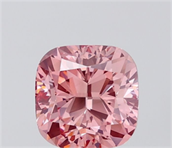 Picture of Lab Grown Diamond 2.06 Carats, CUSHION MODIFIED with  Cut, Fancy Vivid Pink Color, VS1 Clarity and Certified by IGI