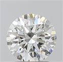 Natural Diamond 1.62 Carats, Round with Excellent Cut, H Color, SI1 Clarity and Certified by GIA