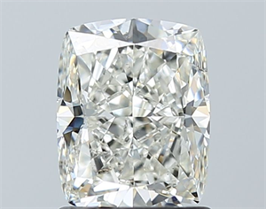 Foto Diamante Natural 1.50 quilates, Del cojín , Color J, claridad SI1 y certificado GIA de