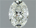 Natural Diamond 0.70 Carats, Oval with  Cut, I Color, VVS1 Clarity and Certified by IGI