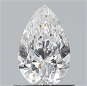 Natural Diamond 0.70 Carats, Pear with  Cut, E Color, VVS1 Clarity and Certified by GIA