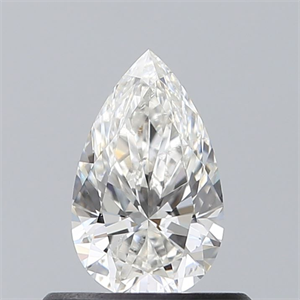 Foto Diamante Natural 0.50 quilates, De pera , Color G, claridad SI2 y certificado GIA de