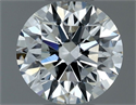 Natural Diamond 0.60 Carats, Round with Excellent Cut, H Color, VS2 Clarity and Certified by GIA