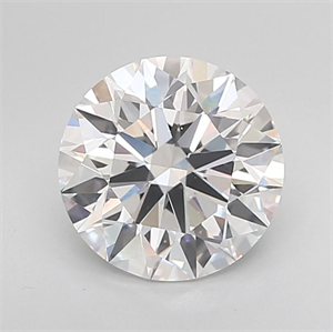 Picture of Lab Grown Diamond 3.00 Carats, Round with Excellent Cut, D Color, VVS2 Clarity and Certified by GIA