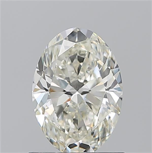 Picture of Natural Diamond 1.01 Carats, Oval with  Cut, K Color, VVS1 Clarity and Certified by GIA