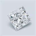 Diamante Natural 1.01 quilates, Princesa , Color F, claridad VVS2 y certificado GIA