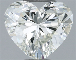 Picture of Natural Diamond 0.51 Carats, Heart with  Cut, J Color, SI2 Clarity and Certified by GIA