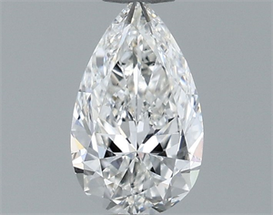 Foto Diamante Natural 0.50 quilates, De pera , Color G, claridad SI1 y certificado GIA de