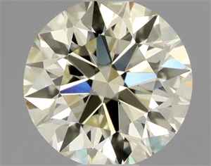 Picture of Natural Diamond 0.53 Carats, Round with Excellent Cut, M Color, VVS2 Clarity and Certified by GIA