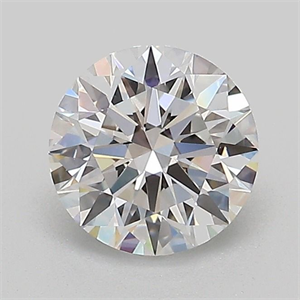 Picture of Lab Grown Diamond 1.08 Carats, Round with Ideal Cut, D Color, VVS2 Clarity and Certified by IGI