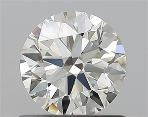 Picture of Natural Diamond 0.70 Carats, Round with Excellent Cut, L Color, VVS1 Clarity and Certified by GIA
