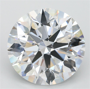 Picture of Lab Grown Diamond 6.05 Carats, Round with Ideal Cut, D Color, IF Clarity and Certified by IGI