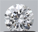 Diamante Natural 0.50 quilates, Redondo , Color E, claridad SI1 y certificado IGI