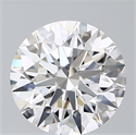 Lab Grown Diamond 4.56 Carats, Round with Ideal Cut, D Color, VS1 Clarity and Certified by IGI