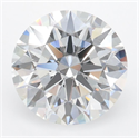 Lab Grown Diamond 2.58 Carats, Round with Ideal Cut, D Color, IF Clarity and Certified by IGI