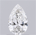 Diamante Natural 0.50 quilates, De pera , Color G, claridad VVS2 y certificado GIA
