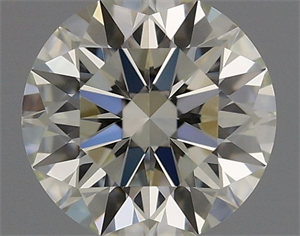 Picture of Natural Diamond 0.42 Carats, Round with Excellent Cut, K Color, VVS1 Clarity and Certified by GIA