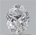 Diamante Natural 0.70 quilates, Ovalado , Color D, claridad VVS2 y certificado GIA