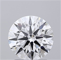 Lab Grown Diamond 1.77 Carats, Round with Ideal Cut, D Color, VVS1 Clarity and Certified by IGI