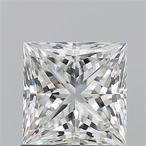 Foto Diamante Natural 1.21 quilates, Princesa , Color H, claridad VS1 y certificado GIA de