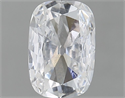 Natural Diamond 0.72 Carats, Cushion with  Cut, D Color, SI2 Clarity and Certified by GIA