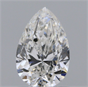 Diamante Natural 0.90 quilates, De pera , Color G, claridad SI2 y certificado GIA