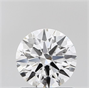 Lab Grown Diamond 0.77 Carats, Round with Ideal Cut, D Color, VVS1 Clarity and Certified by IGI