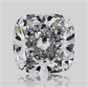 Natural Diamond 0.80 Carats, Cushion with  Cut, D Color, VVS2 Clarity and Certified by GIA