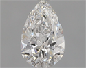 Diamante Natural 0.54 quilates, De pera , Color F, claridad I1 y certificado GIA