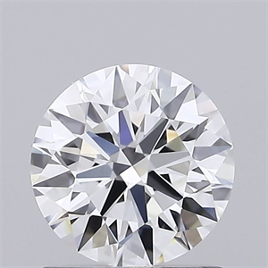 Picture of Lab Grown Diamond 1.05 Carats, Round with Ideal Cut, D Color, VVS1 Clarity and Certified by IGI