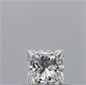 Diamante Natural 0.24 quilates, Princesa , Color D, claridad VVS2 y certificado GIA