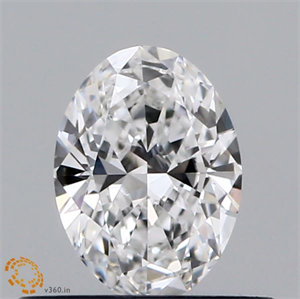 Foto Diamante Natural 0.44 quilates, Ovalado , Color E, claridad VVS1 y certificado GIA de
