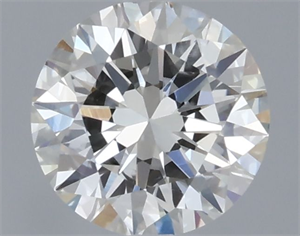 Picture of Natural Diamond 0.50 Carats, Round with Excellent Cut, I Color, VVS2 Clarity and Certified by IGI
