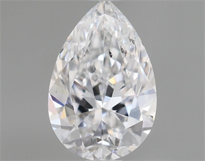 Foto Diamante Natural 0.55 quilates, De pera , Color D, claridad SI1 y certificado GIA de