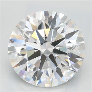 Picture of Lab Grown Diamond 2.21 Carats, Round with Excellent Cut, D Color, VVS1 Clarity and Certified by GIA